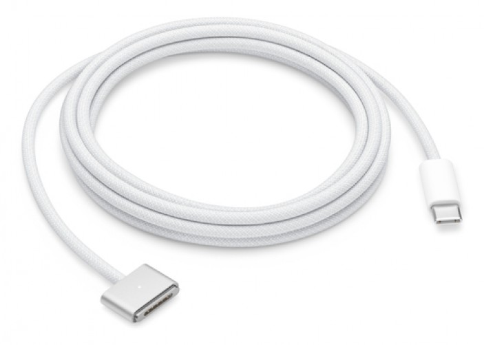 Cable USB Apple MW613AM/A USB C a MagSafe 3, Plata