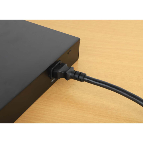 Miniatura 5 de Cables de poder Manhattan Hembra, Macho 250 V, 1 m, Negro