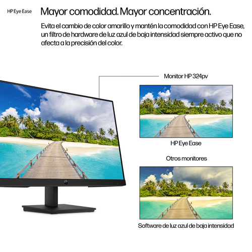 Miniatura 5 de Monitor HP Series 3 Pro LCD, 23.8", Full HD, VA, 100 Hz, 5 ms, Negro