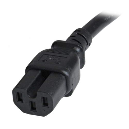 Miniatura 4 de Cables de poder StarTech.com Macho, Hembra 250 V, 0.9 m, Negro