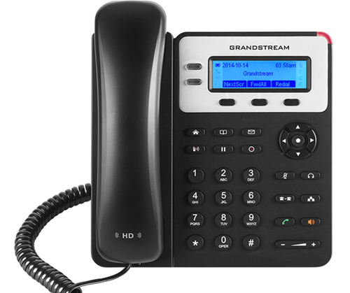 Teléfono Ip Grandstream Networks GXP1625 Terminal con conexión por cable, PoE, 2 líneas, Negro