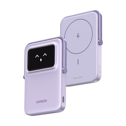Power Bank Ugreen 5000MH MAG POWBANK PURPLE 5000 mAh, Teléfono móvil/smartphone, USB, Púrpura