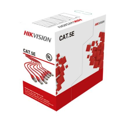 Bobina Hikvision DS-1LN5E-SW Cat5e, 305 m, U/UTP (UTP), Blanco