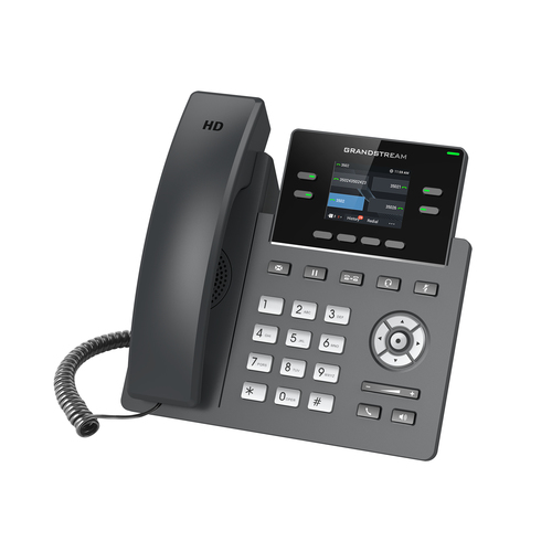 Miniatura 2 de Teléfono Ip Grandstream Networks GRP2612W Terminal con conexión por cable, PoE, 2 líneas, Negro