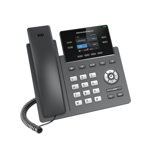 Miniatura 3 de Teléfono Ip Grandstream Networks GRP2612W Terminal con conexión por cable, PoE, 2 líneas, Negro
