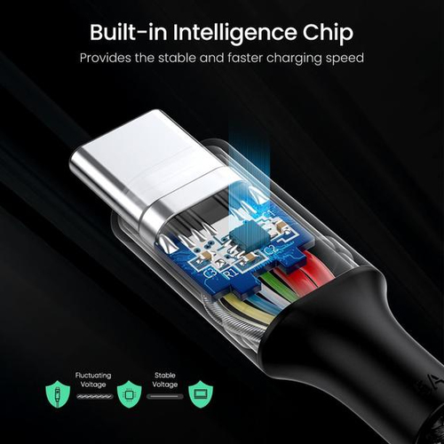Miniatura 5 de Cable USB Ugreen 70429 USB C a USB C, 480 Mbit/s, Negro