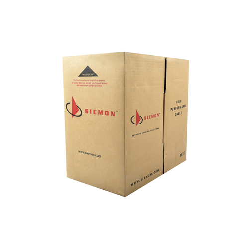 Bobina Siemon 9C6M4-E2-RXA Cat6, 305 m, U/UTP (UTP), Gris
