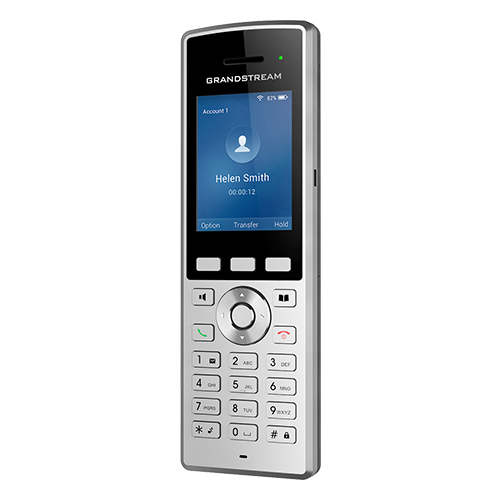 Miniatura 3 de Teléfono Ip Grandstream Networks WP822 Terminal inalámbrico, 2 líneas, Negro, Plata