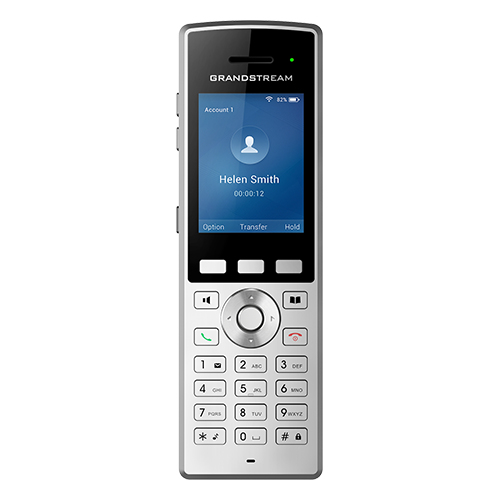 Miniatura 4 de Teléfono Ip Grandstream Networks WP822 Terminal inalámbrico, 2 líneas, Negro, Plata