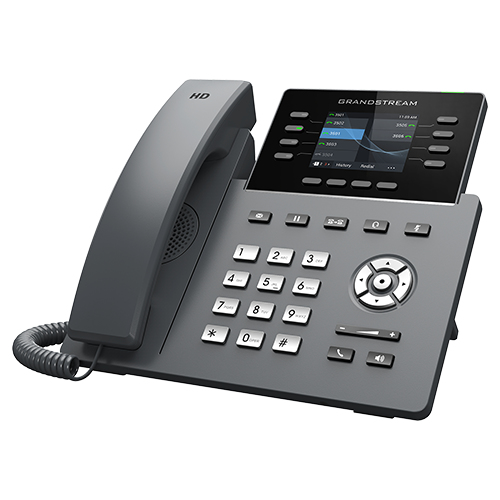 Miniatura 2 de Teléfono Ip Grandstream Networks GRP2624 Terminal con conexión por cable, PoE, 8 líneas, Negro