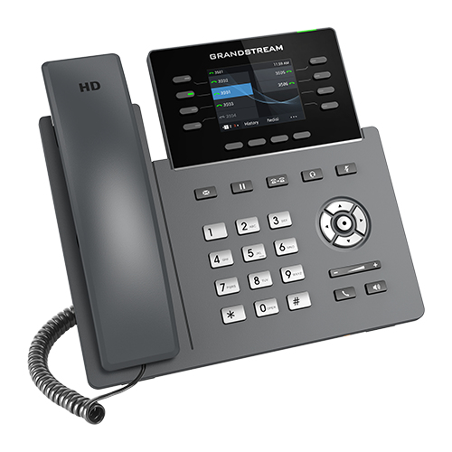 Miniatura 4 de Teléfono Ip Grandstream Networks GRP2624 Terminal con conexión por cable, PoE, 8 líneas, Negro