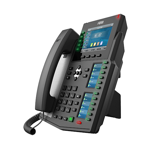 Miniatura 3 de Teléfono Ip Fanvil X6U Terminal con conexión por cable, PoE, 20 líneas, Negro