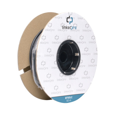 Cable LinkedPRO EF-50-LC 50 m, 2x LC, 2x LC, Negro