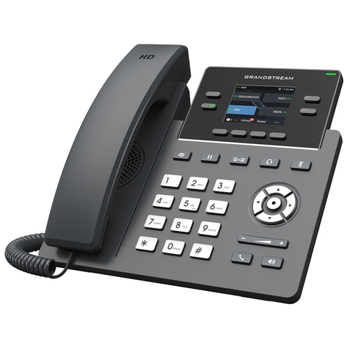 Miniatura 2 de Teléfono Ip Grandstream Networks GRP2612G Terminal con conexión por cable, PoE, 4 líneas, Negro
