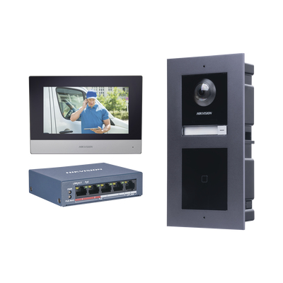 Timbre Hikvision DSKIS601-V2 2 MP, Negro
