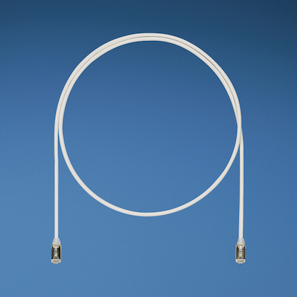 Patchcord Panduit STP28X1.5MBU Cat6a, 1.5 m, F/UTP (FTP), Blanco