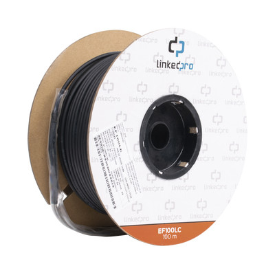 Cable LinkedPRO EF-100-LC 100 m, LC, LC, Negro