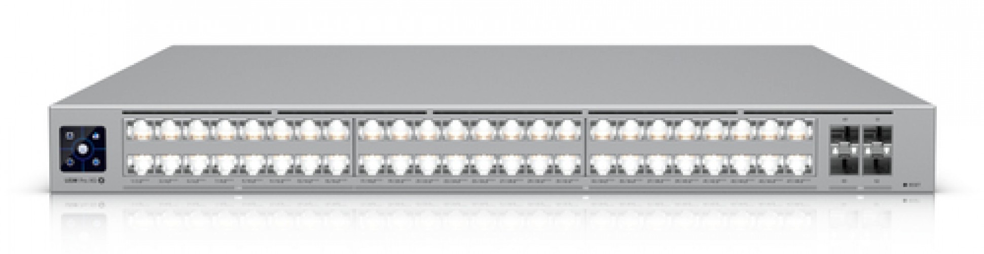 Switch Ubiquiti UniFi Pro XG 48 PoE Gestionado, L3, RJ-45 48, 10G Ethernet (100/1000/10000), 1U, Gris