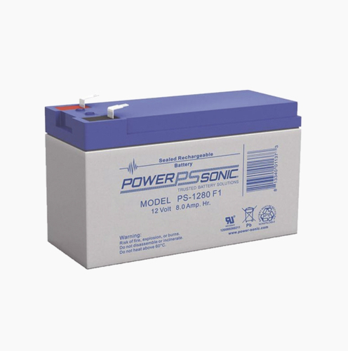 Bateria para UPS Power-Sonic PS-1280-F1 Sealed Lead Acid (VRLA), 12 V, 8 Ah, Azul, Gris