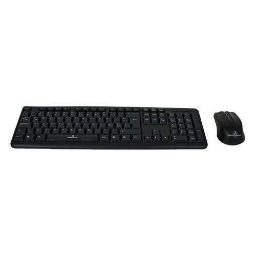 Kit Teclado y Mouse Perfect Choice PC-201076 USB, Interruptor de membrana, Alámbrico, 1000 DPI, Negro