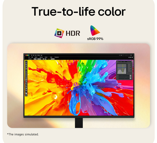 Miniatura 5 de Monitor LG 27U411B-B LCD, 27", Full HD, IPS, 144 Hz, 5 ms, FreeSync, Negro