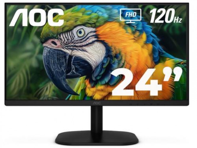 Monitor AOC 24B35H3 23.8", Full HD, IPS, 120 Hz, 14 ms, Negro