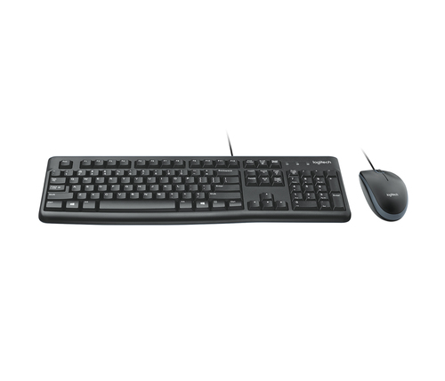 Miniatura 3 de Kit Teclado y Mouse Logitech MK120 USB, Alámbrico, 1000 DPI, Negro
