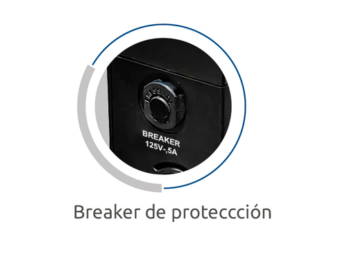 Miniatura 3 de No Break CDP LI-504 0.5 kVA / 250 W, 380 J, Entrada 140 V, 4 salidas AC, Negro