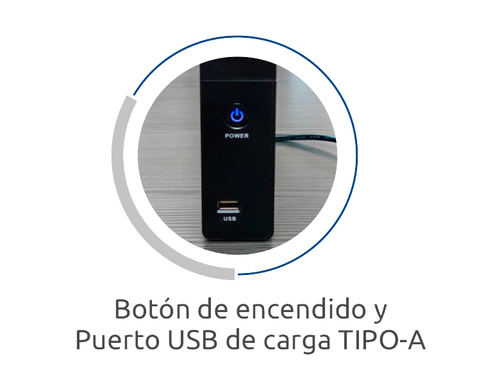 Miniatura 5 de No Break CDP LI-504 0.5 kVA / 250 W, 380 J, Entrada 140 V, 4 salidas AC, Negro