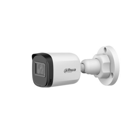 Cámara Vigilancia Dahua Technology Cooper DH-HAC-B1A51N-U-0280B 5 MP, Bala (forma), Exterior, IP67, Blanco