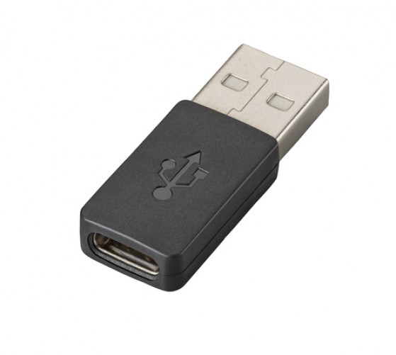 Accesorio Audifono HP Poly Adaptador Poly USB-A a USB-C Cable, Color Negro