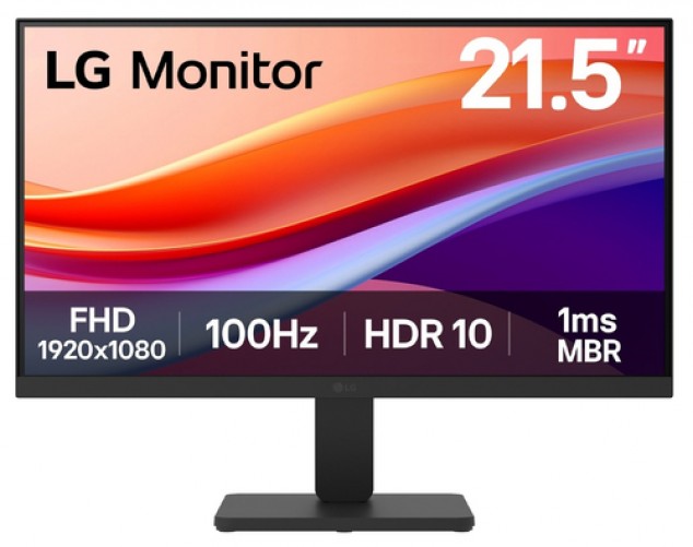 Monitor LG 22U401A-B LED, 21.5", Full HD, VA, 100 Hz, 5 ms, Negro