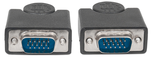 Miniatura 3 de Cable VGA Manhattan Cable para monitor SVGA 1.8 m, Macho, Macho, Negro
