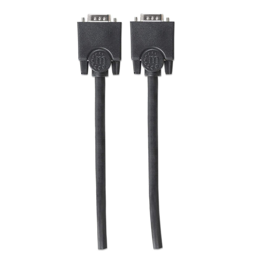 Miniatura 4 de Cable VGA Manhattan Cable para monitor SVGA 1.8 m, Macho, Macho, Negro