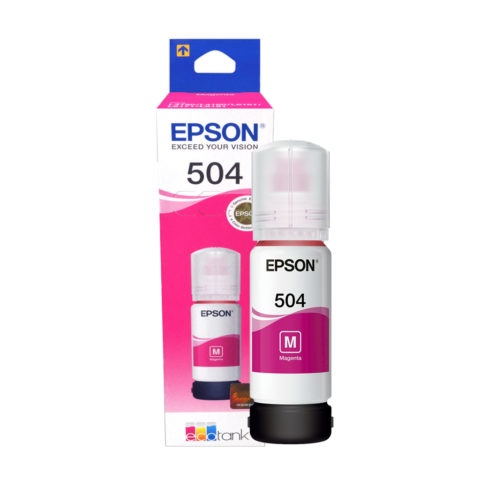 Botella de tinta Epson T504320-AL, Magenta, Epson, Rojo, Blanco, 1 pieza(s)