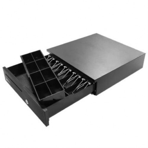 Miniatura 3 de Cajón de dinero Nextep NE-515, Cajón electrónico de dinero, Negro, 420 mm, 405 mm, 100 mm, 5.7 kg