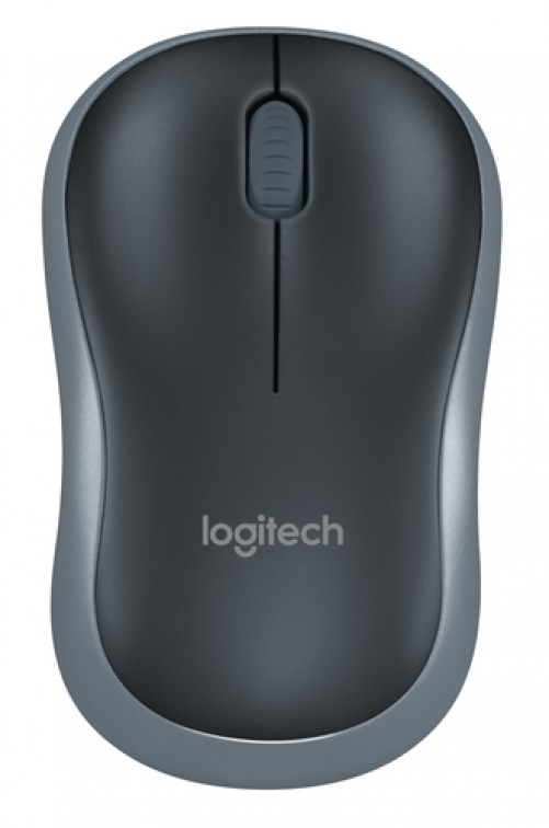 Mouse Logitech M185 Óptico, 2 Botones, 1000 DPI, RF inalámbrico, 10 m, Gris