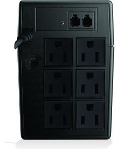 Miniatura 2 de No Break Smartbitt NB1000 1 kVA / 500 W, Entrada 145 V, 6 salidas AC, Negro