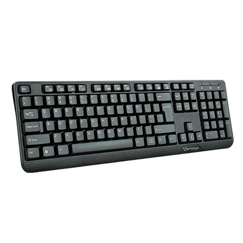 Teclado Vorago KB-102 Español, Alámbrico, USB, Negro
