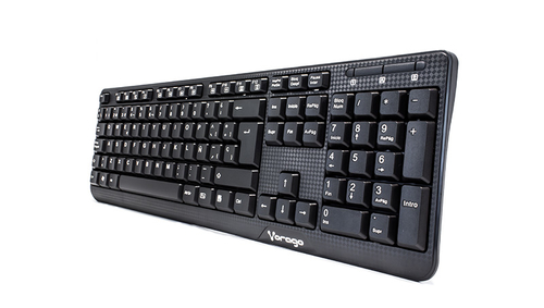 Miniatura 2 de Teclado Vorago KB-102 Español, Alámbrico, USB, Negro