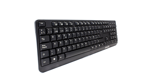 Miniatura 4 de Teclado Vorago KB-102 Español, Alámbrico, USB, Negro