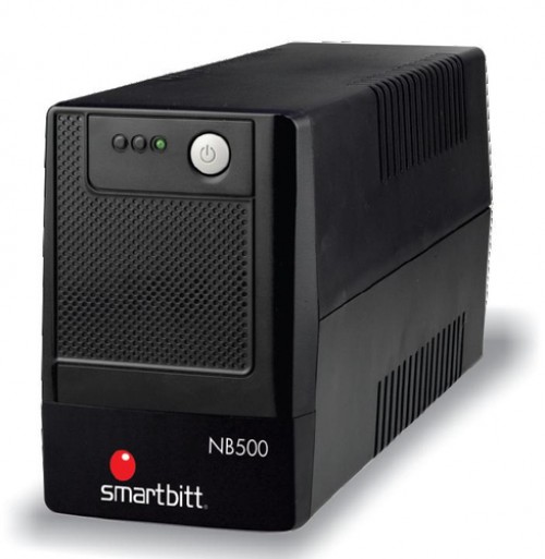 No Break Smartbitt NoBreak NB500 0.5 kVA / 250 W, Entrada 145 V, 4 salidas AC, Negro