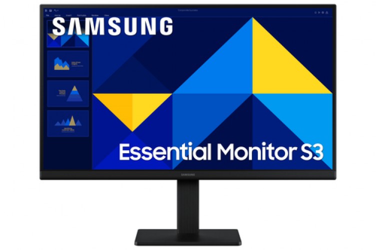 Monitor Samsung Essential Monitor LS22D300GALXZX LCD, 22", Full HD, IPS, 100 Hz, 5 ms, Negro