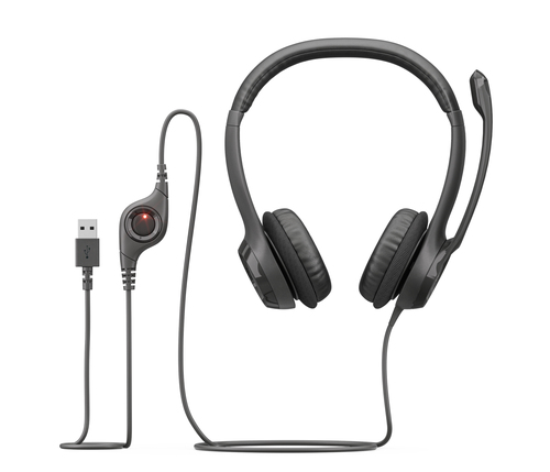 Miniatura 2 de Audífonos Logitech H390 Alámbrico, USB, Negro