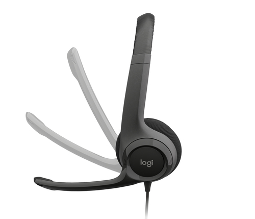 Miniatura 5 de Audífonos Logitech H390 Alámbrico, USB, Negro
