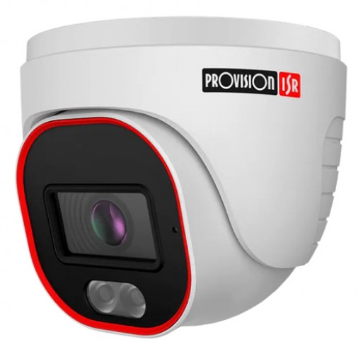 Cámara IP Provision-ISR DH-320IPBN-28 2 MP, Domo, Interior y exterior, IP67, Negro, Blanco