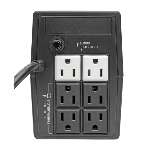 Miniatura 2 de No Break Tripp Lite 0.9 kVA / 480 W, 316 J, Entrada 120 V, 6 salidas AC, Negro