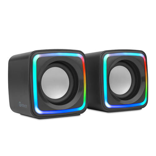 Bocina Getttech GUS-ESRWR-01 USB, 3.5 mm, Alámbrico, Universal, Negro