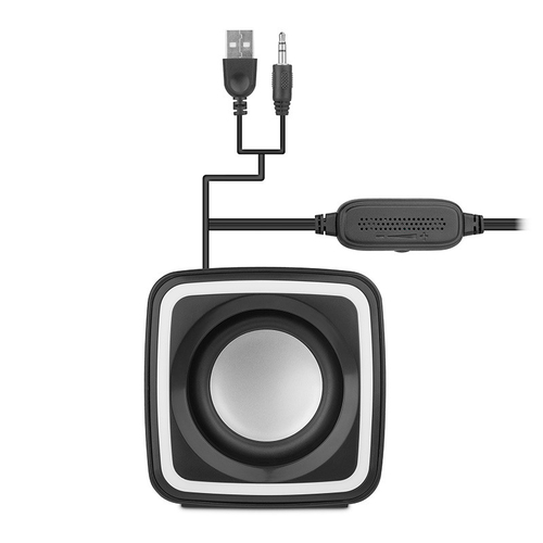 Miniatura 4 de Bocina Getttech GUS-ESRWR-01 USB, 3.5 mm, Alámbrico, Universal, Negro