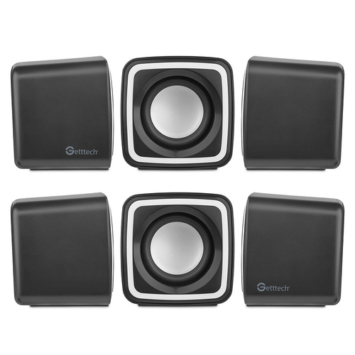 Miniatura 5 de Bocina Getttech GUS-ESRWR-01 USB, 3.5 mm, Alámbrico, Universal, Negro